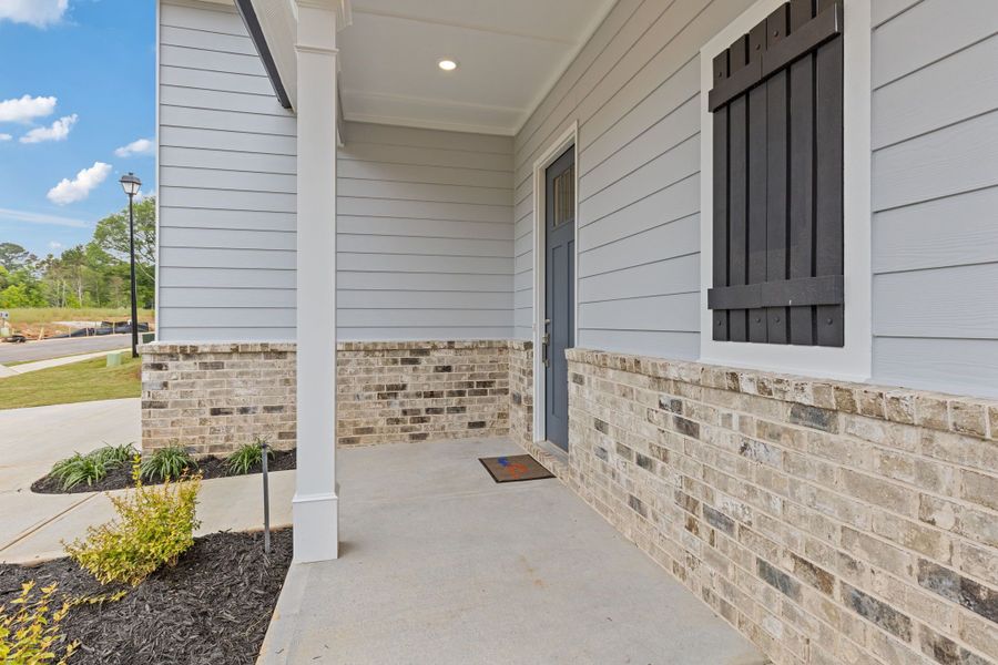 Representative exterior photo of a completed home built from the Canterbury by Crawford Creek Communities in Red Bird Manor, Jefferson, GA (Image 27).