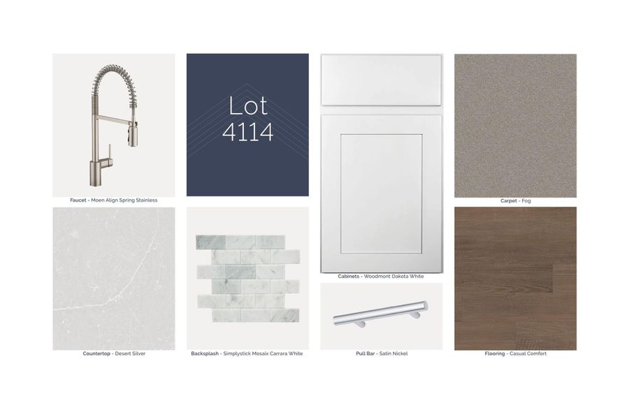 Sample of building materials used in homes in Summerview, Fulshear (Image 33).