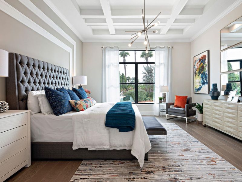 Furnished interior view inside a new home in PGA Village Verano, Port St. Lucie (Image 25).