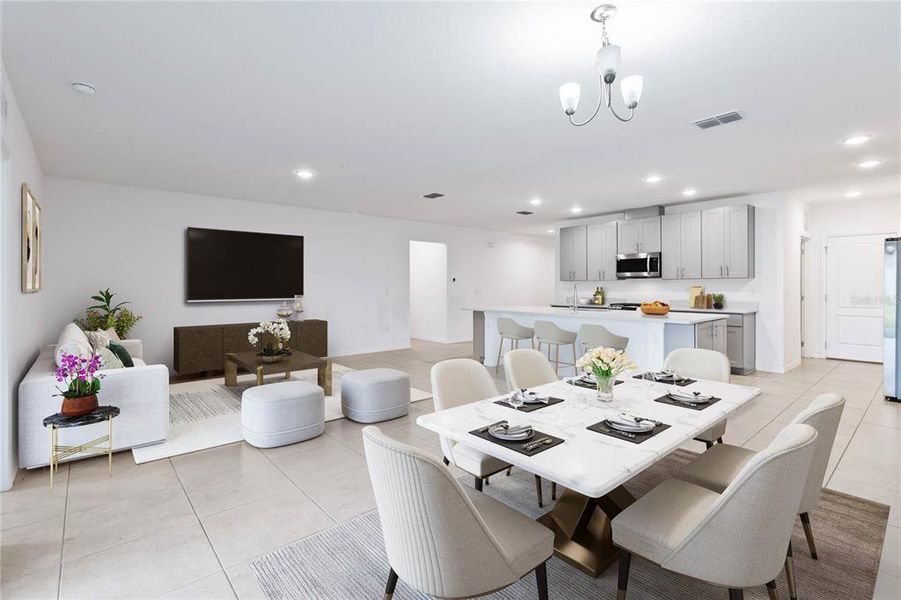 Furnished interior view inside a new home in , Davenport (Image 13). Furnished interior view inside a new home in , Davenport (Image 13).