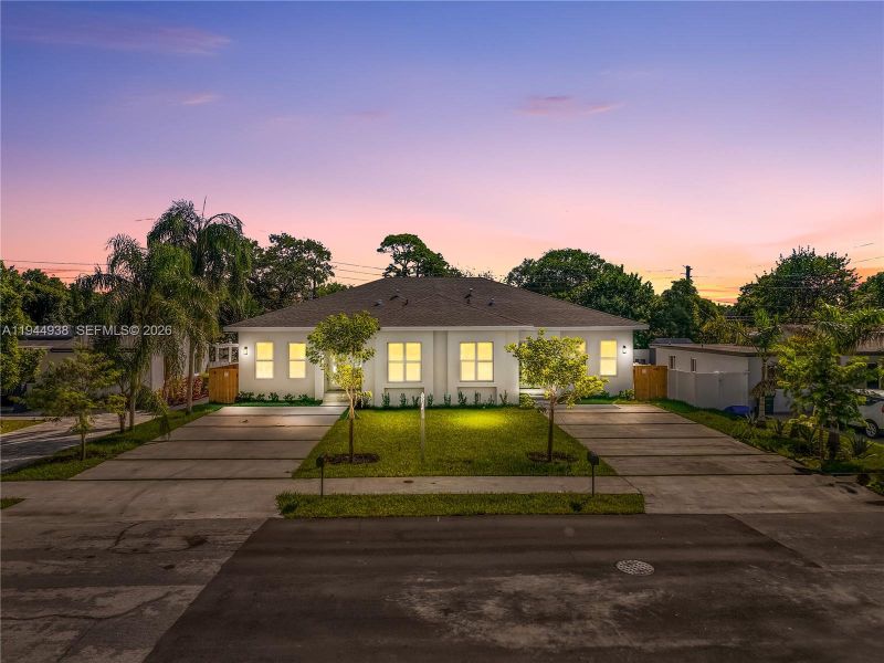 Front exterior of a new home in , Fort Lauderdale, FL, highlighting curb appeal (Image 25).