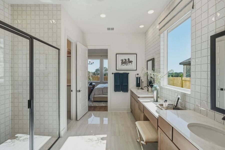 Image 9 representing the Lauren by Chesmar Homes in Esperanza 50's, Boerne, TX.