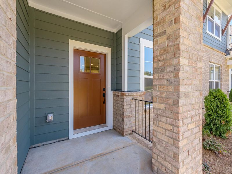 Exterior details and patio area of a home in Hardy Pond Townhomes, Rock Hill (Image 3). Exterior details and patio area of a home in Hardy Pond Townhomes, Rock Hill (Image 3).