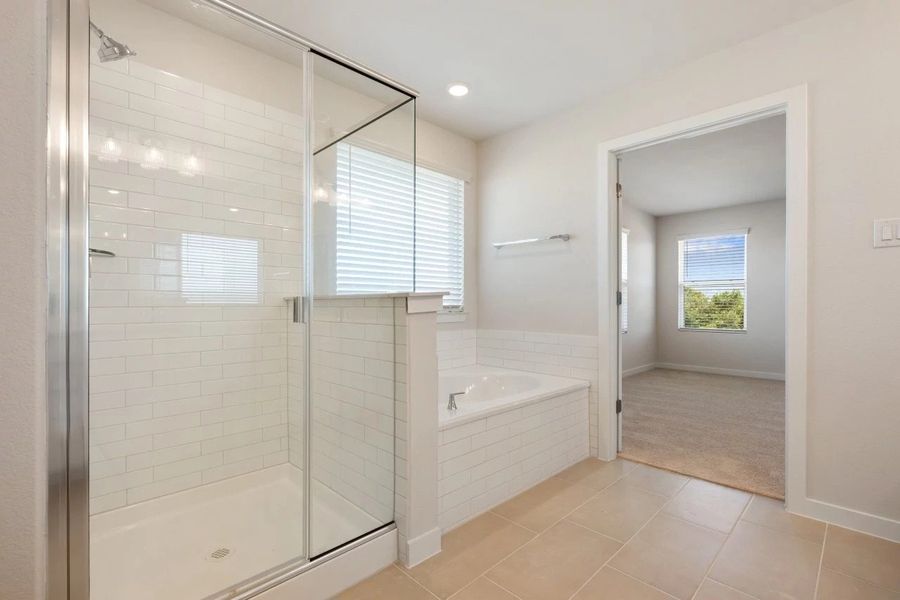 Furnished interior view inside a new home in Patterson Ranch, Georgetown (Image 10).