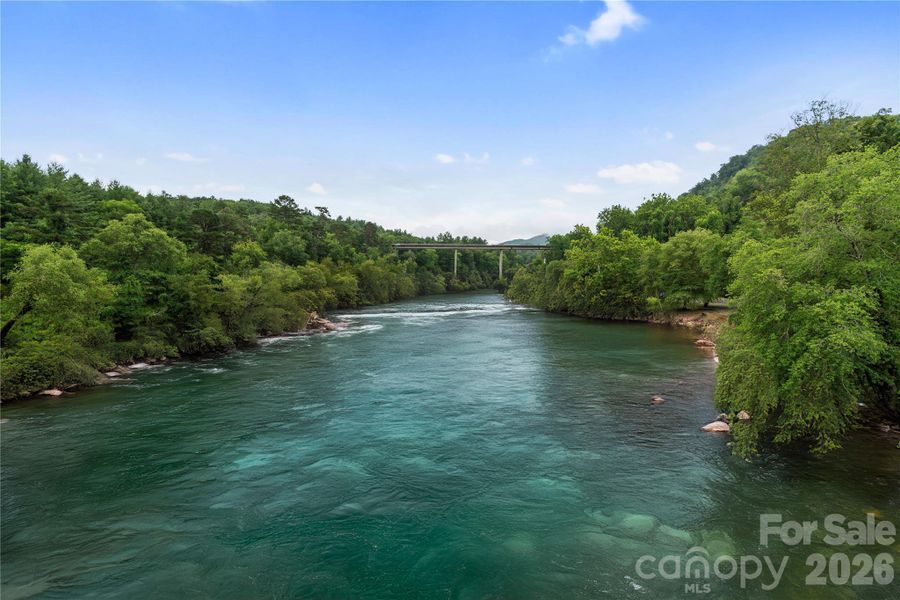 Nearby French Broad River