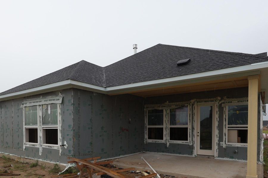 In-progress construction of a new home in Legacy - Retreat Collection, League City, TX (Image 12).