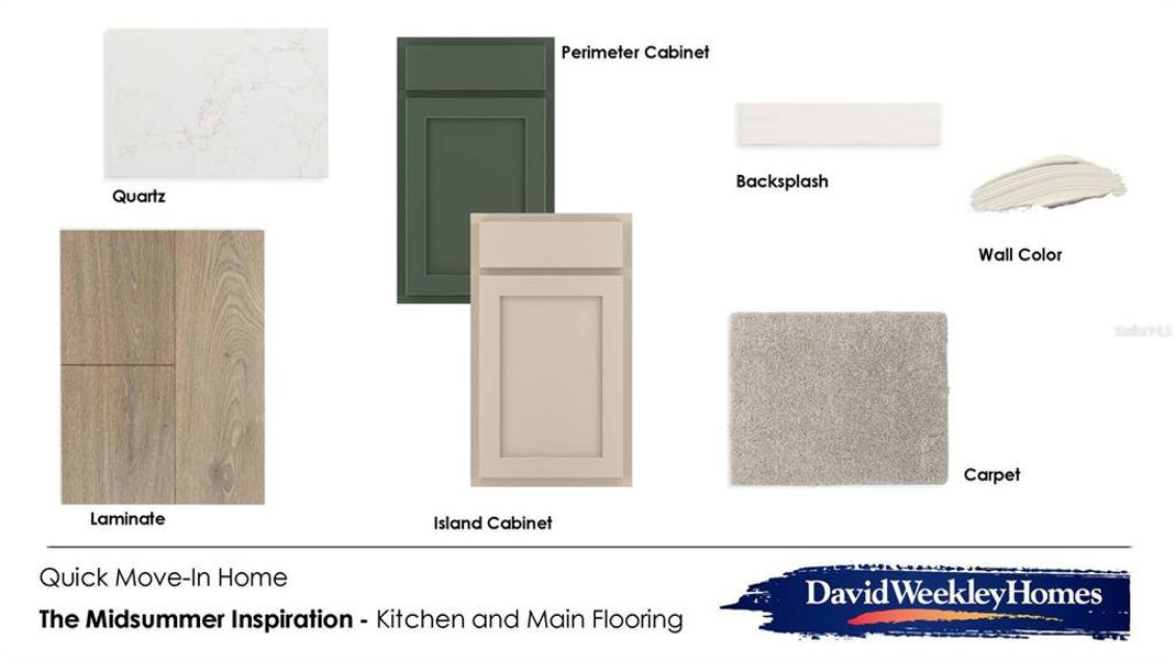 Sample of building materials used in homes in Palmeras at Crossprairie – The Grove Collection, St. Cloud (Image 4).