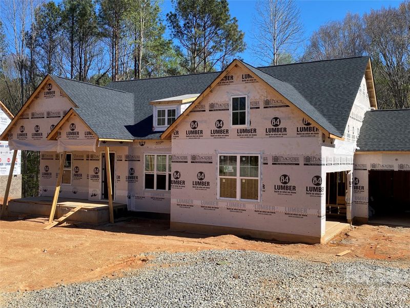 In-progress construction of a new home in , Troutman, NC (Image 13).