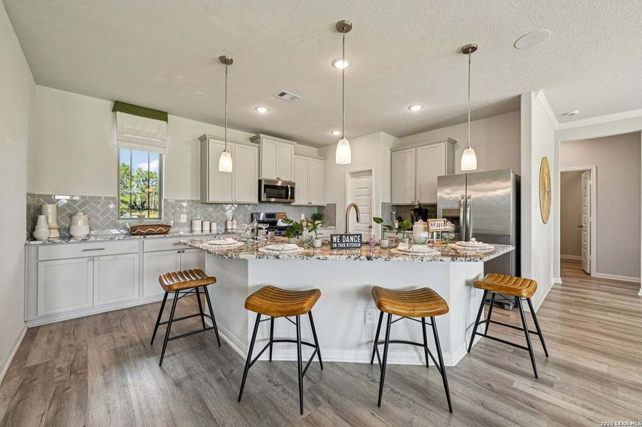 Furnished interior view inside a new home in Lonesome Dove, San Antonio (Image 4).