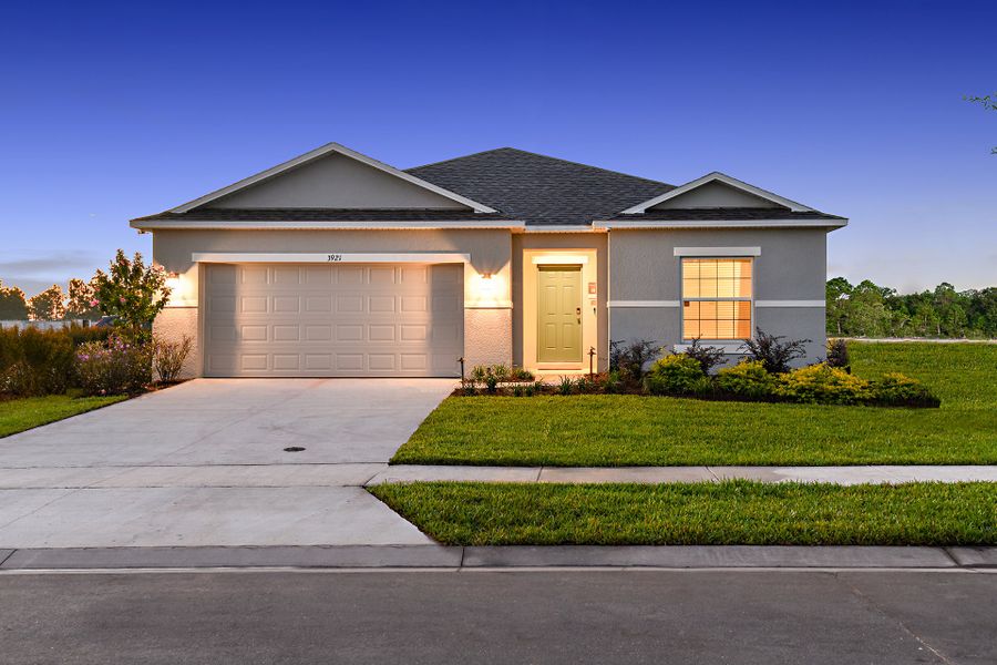 Representative exterior photo of a completed home built from the Goldfinch by Taylor Morrison in Solena, North Fort Myers, FL (Image 10).