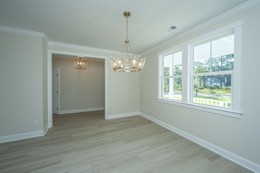 Spacious, unfurnished interior of a new home in , Awendaw (Image 12).