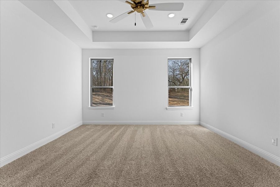 Spacious, unfurnished interior of a new home in Brooks Meadow, Weatherford (Image 46). Spacious, unfurnished interior of a new home in Brooks Meadow, Weatherford (Image 46).