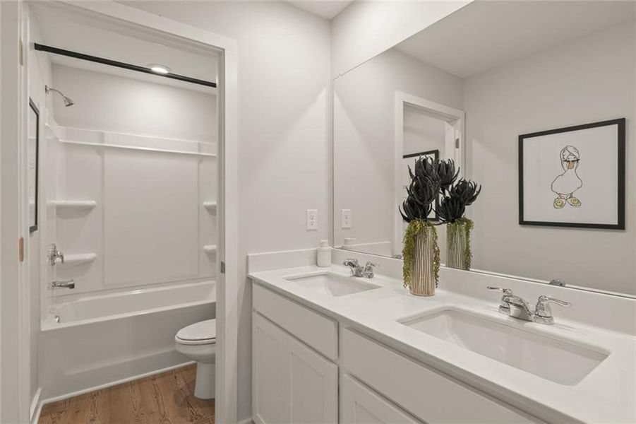 Furnished interior view inside a new home in Oak Grove Glen, Snellville (Image 10).