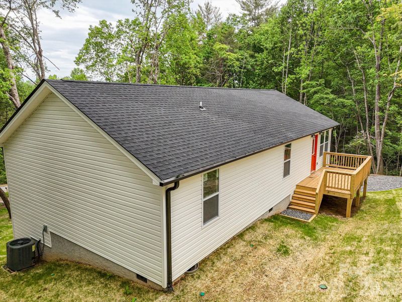 Exterior details and patio area of a home in , Horse Shoe (Image 21).