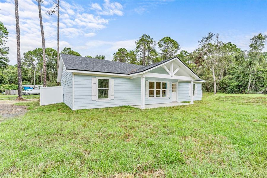 Exterior details and patio area of a home in , Georgetown (Image 15). Exterior details and patio area of a home in , Georgetown (Image 15).