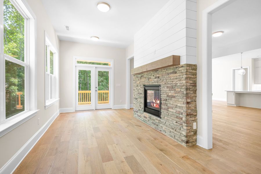 Representative unfurnished interior of a home built from the Davidson by Greybrook Homes in Shepherds Trace, Clover (Image 20). Representative unfurnished interior of a home built from the Davidson by Greybrook Homes in Shepherds Trace, Clover (Image 20).