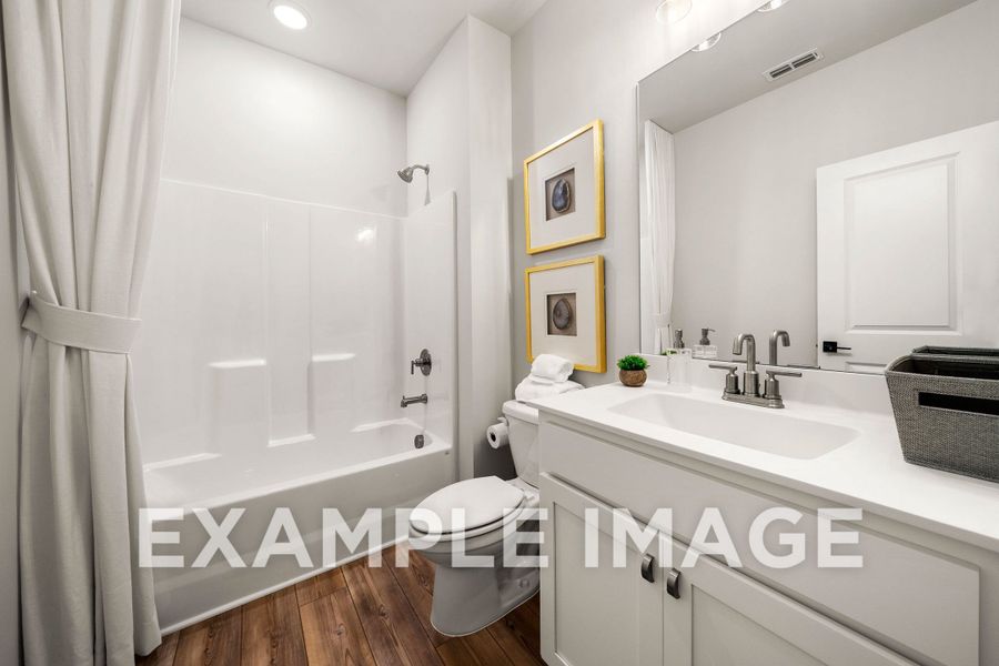 Representative furnished interior of a home built from the The Hickory B by Davidson Homes LLC in Cedar Farms, Winder (Image 8).