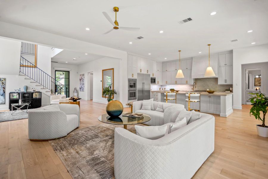 Furnished interior view inside a new home in , Houston (Image 4).
