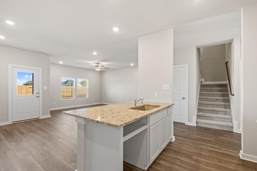 Furnished interior view inside a new home in Arabella on the Prairie 60', Richmond (Image 3).