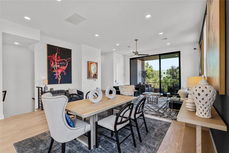 Furnished interior view inside a new home in , Austin (Image 13).