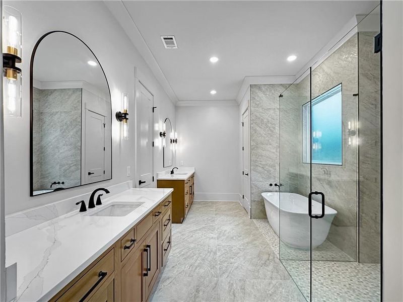 Furnished interior view inside a new home in , Jefferson (Image 45).