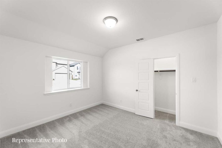 Representative unfurnished interior of a home built from the Carrollton by Pacesetter Homes in Creekview Meadows, Pilot Point (Image 23). Representative unfurnished interior of a home built from the Carrollton by Pacesetter Homes in Creekview Meadows, Pilot Point (Image 23).