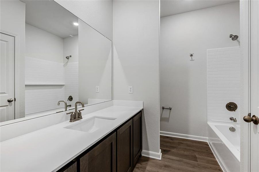 Furnished interior view inside a new home in Vista West, Fort Worth (Image 4).