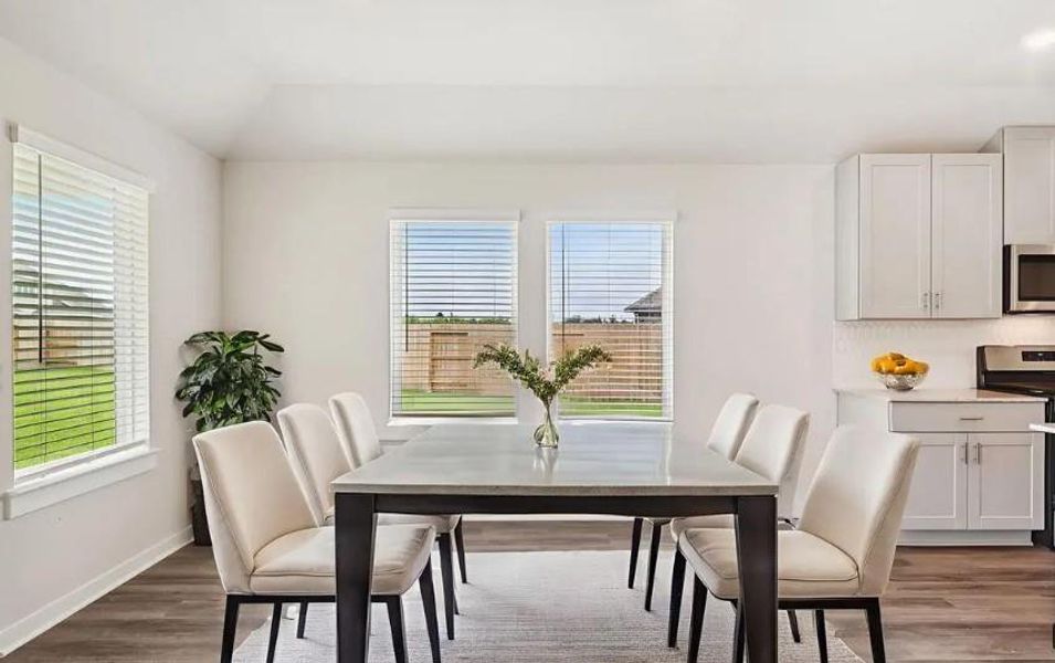 Photo is not of the actual home, but is an inspirational photo of builder’s model home and may depict options, furnishings, and/or decorator features that are not included