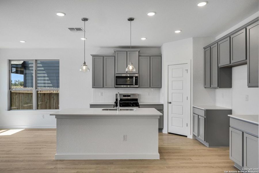Furnished interior view inside a new home in Morgan Meadows, San Antonio (Image 7). Furnished interior view inside a new home in Morgan Meadows, San Antonio (Image 7).