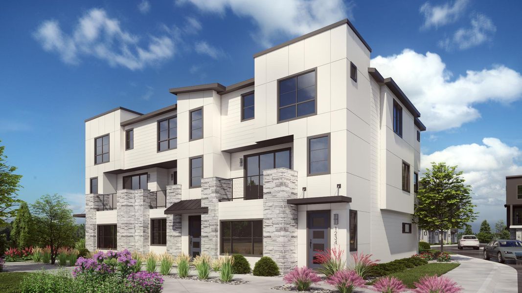 Representative exterior photo of a completed home built from the Oliver by Lokal Homes in Victory Ridge, Colorado Springs, CO (Image 21).