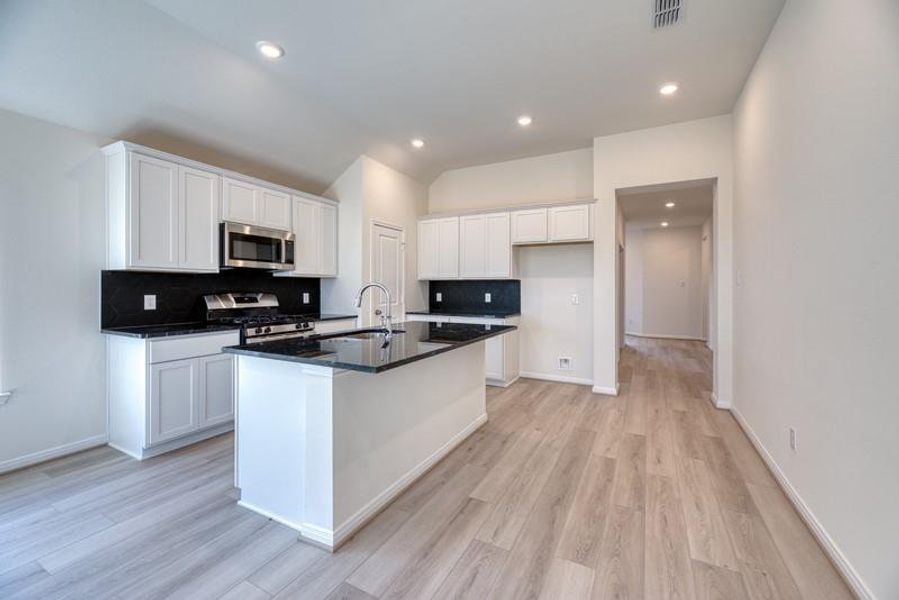 Furnished interior view inside a new home in Aldeana - Tejas Collection, Bonney (Image 13).
