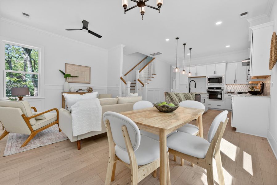 Furnished interior view inside a new home in , North Charleston (Image 5).