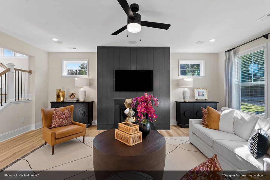 Furnished interior view inside a new home in Sweetbrier, Durham (Image 12).