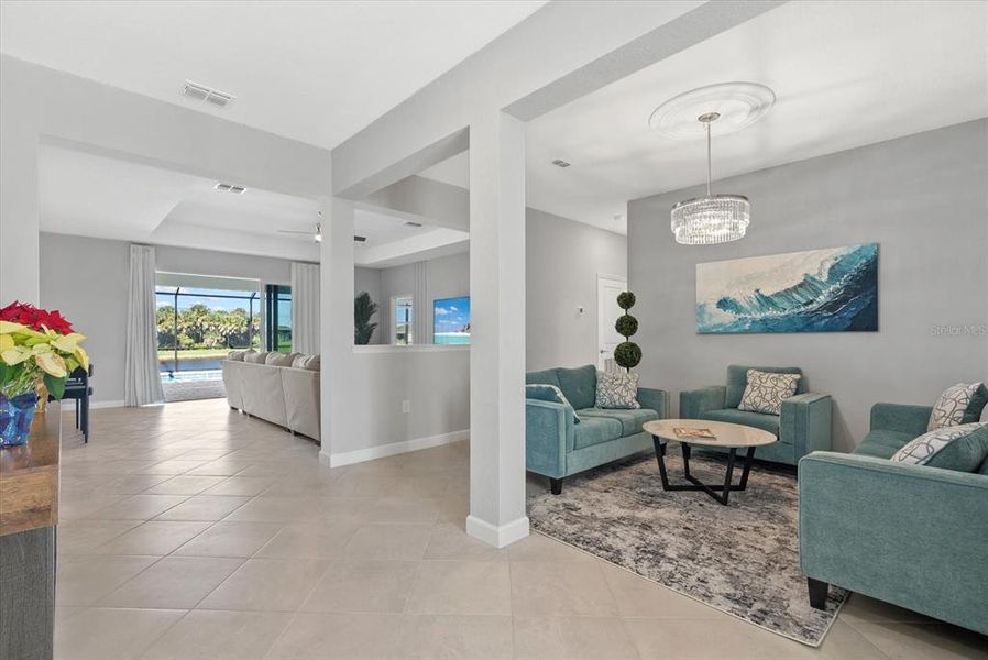 Furnished interior view inside a new home in , Englewood (Image 13).