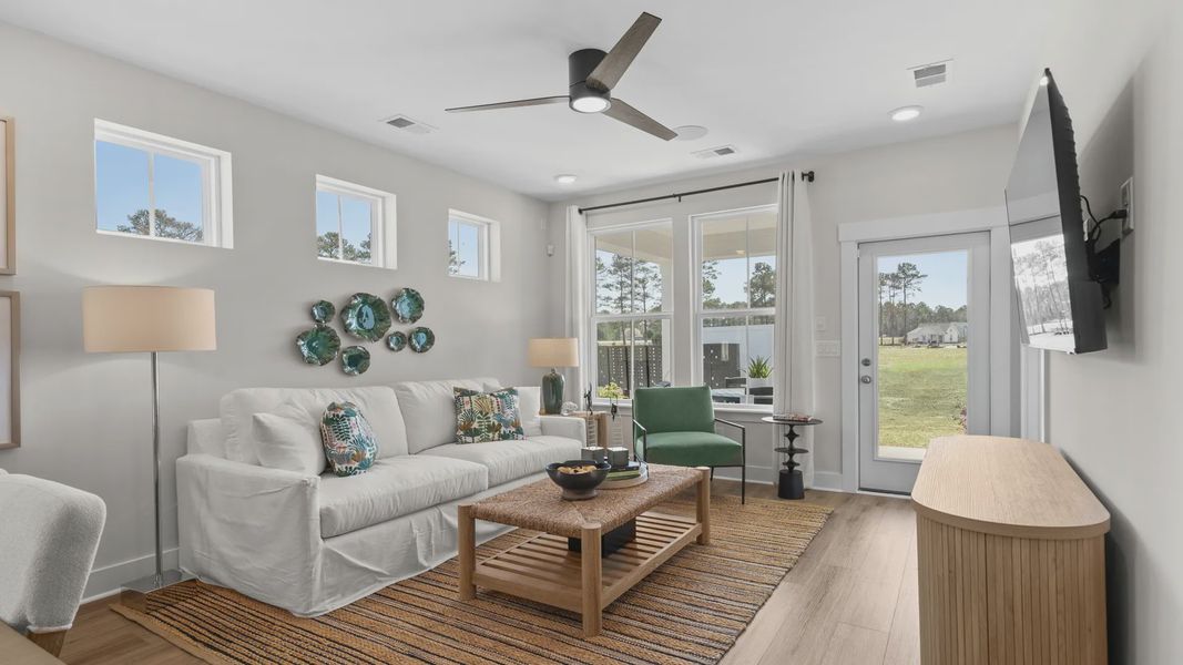 Furnished interior view inside a new home in Townes at Carolina Forest, Myrtle Beach (Image 10).