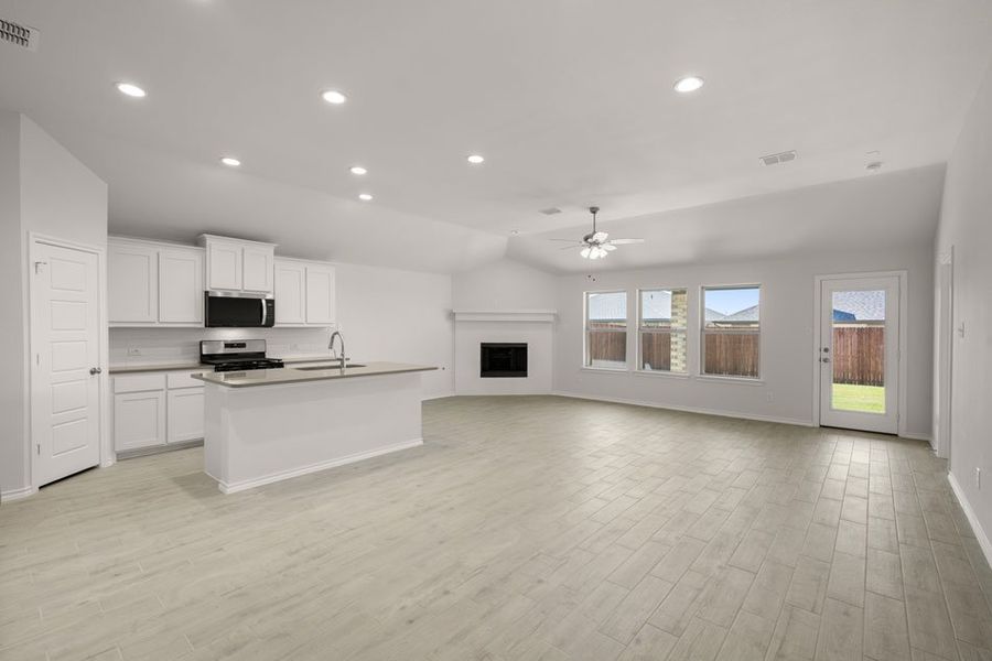 Representative exterior photo of a completed home built from the Austin by Impression Homes in Baker Farms, Cleburne, TX (Image 11).