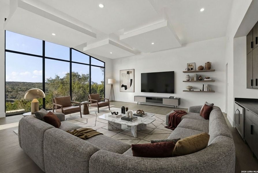 Furnished interior view inside a new home in , Boerne (Image 9).