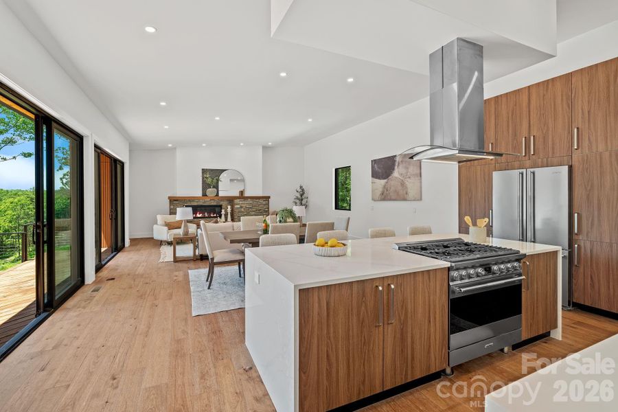Furnished interior view inside a new home in , Mills River (Image 10).