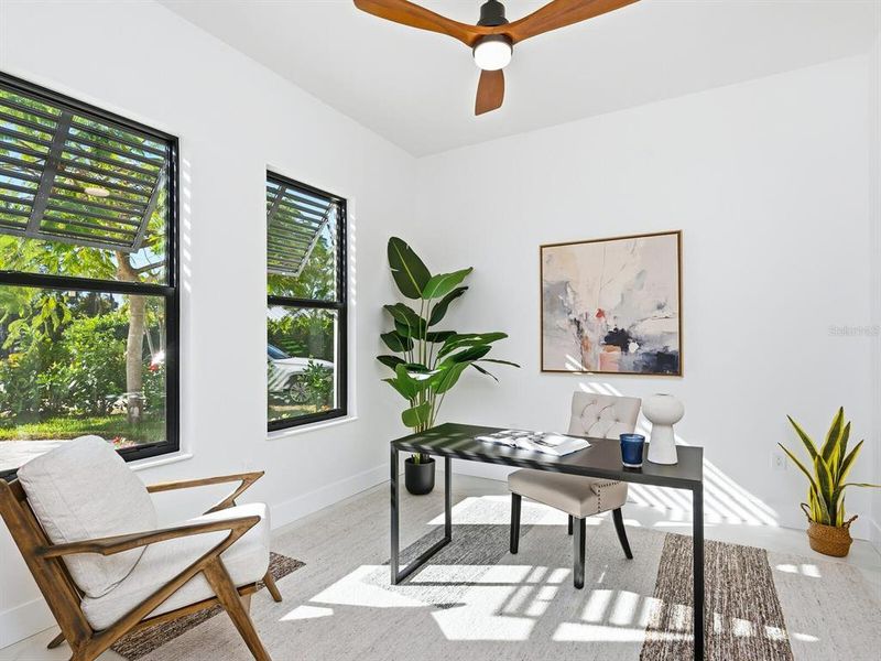 Furnished interior view inside a new home in , Sarasota (Image 39).