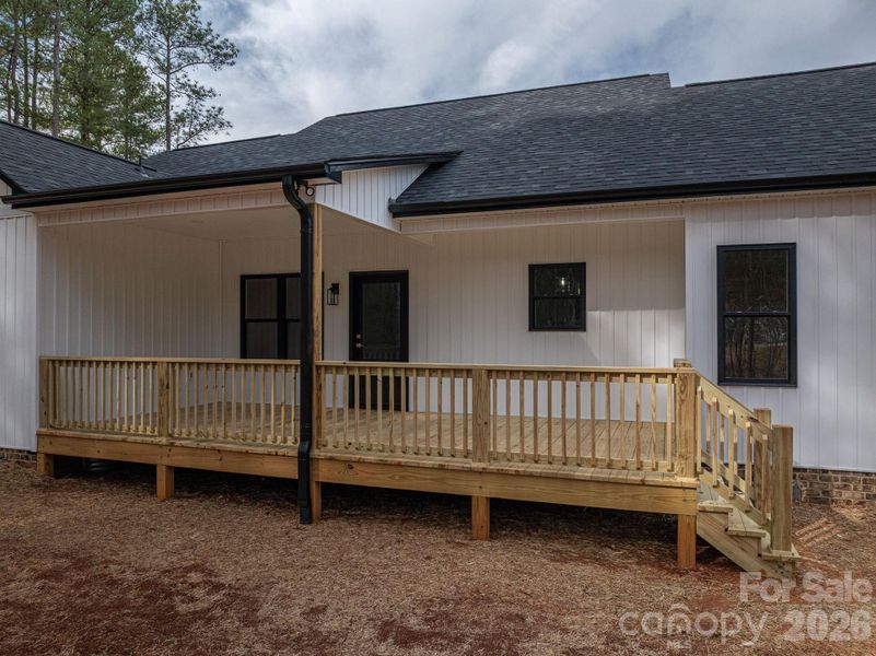 Exterior details and patio area of a home in , Vale (Image 18).