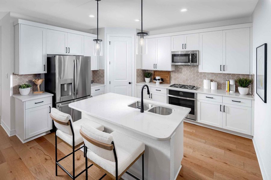 Representative furnished interior of a home built from the Brooke by Risewell Homes in The Porch at Du Pre, Buda (Image 4). Representative furnished interior of a home built from the Brooke by Risewell Homes in The Porch at Du Pre, Buda (Image 4).