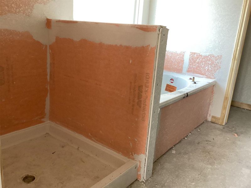 In-progress construction of a new home in Lariat, Liberty Hill, TX (Image 18).