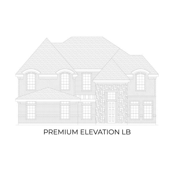 Representative rendering of the exterior for the Stonebriar 2FSW (w/Media) by First Texas Homes (Image 21). Representative rendering of the exterior for the Stonebriar 2FSW (w/Media) by First Texas Homes (Image 21).