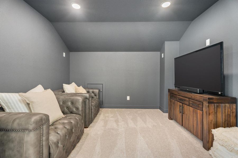 Furnished interior view inside a new home in Grand Central Park, Conroe (Image 5).