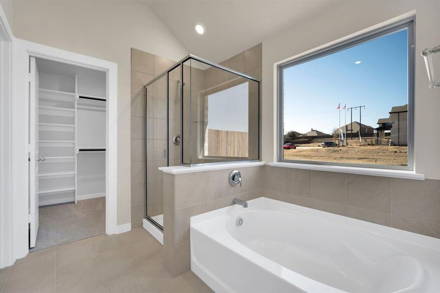 Furnished interior view inside a new home in The Preserve, Sherman (Image 9).