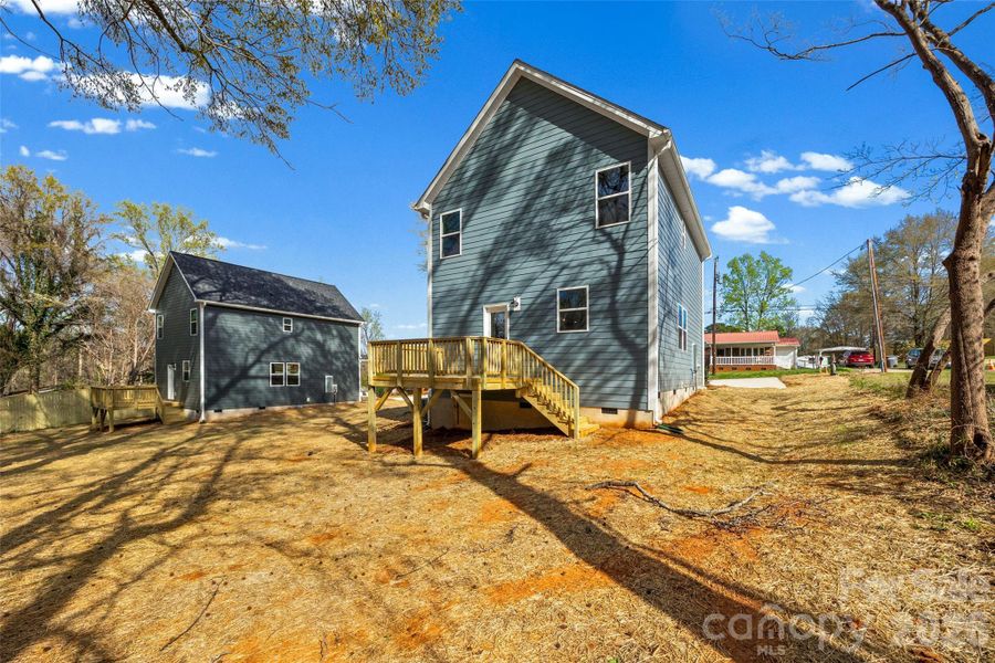 Exterior details and patio area of a home in , Belmont (Image 19).