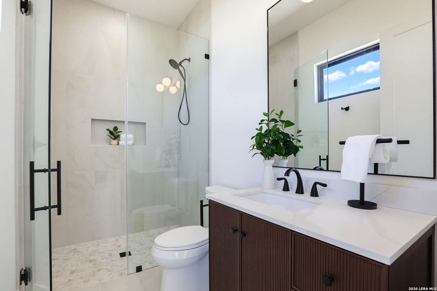 Furnished interior view inside a new home in , Bulverde (Image 42).