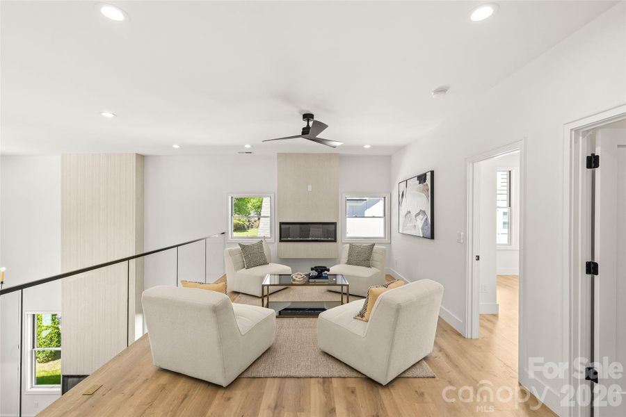 Furnished interior view inside a new home in , Charlotte (Image 5).