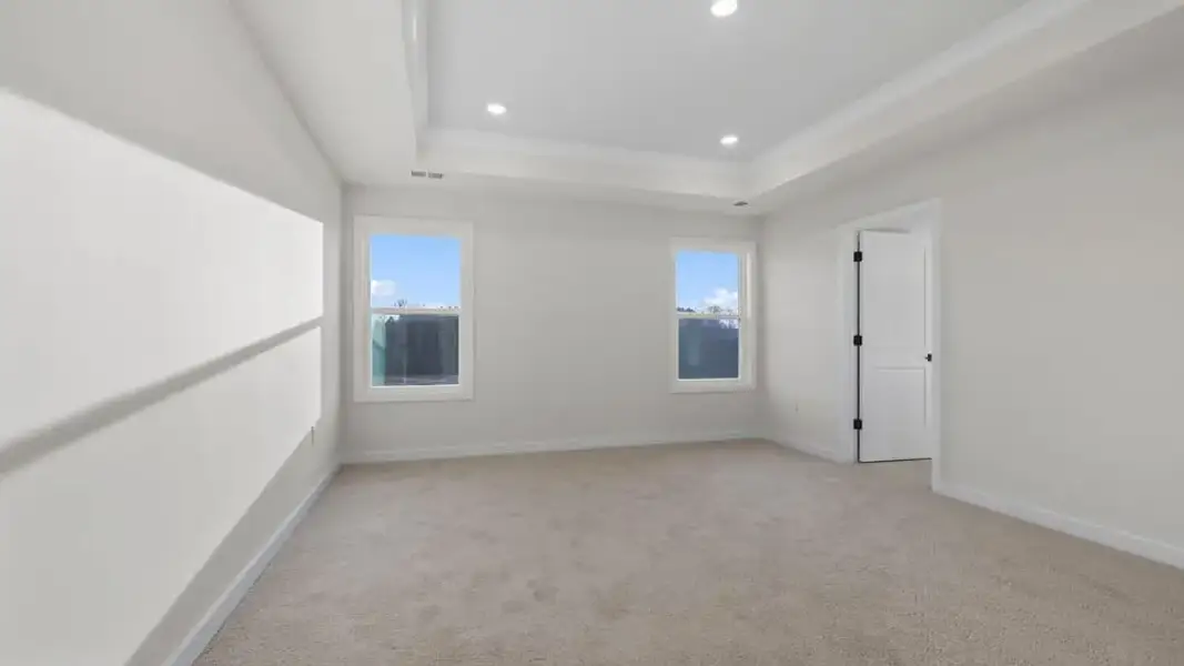 Representative unfurnished interior of a home built from the Summit by D.R. Horton in Spring Ridge Reserve, Anderson (Image 36). Representative unfurnished interior of a home built from the Summit by D.R. Horton in Spring Ridge Reserve, Anderson (Image 36).