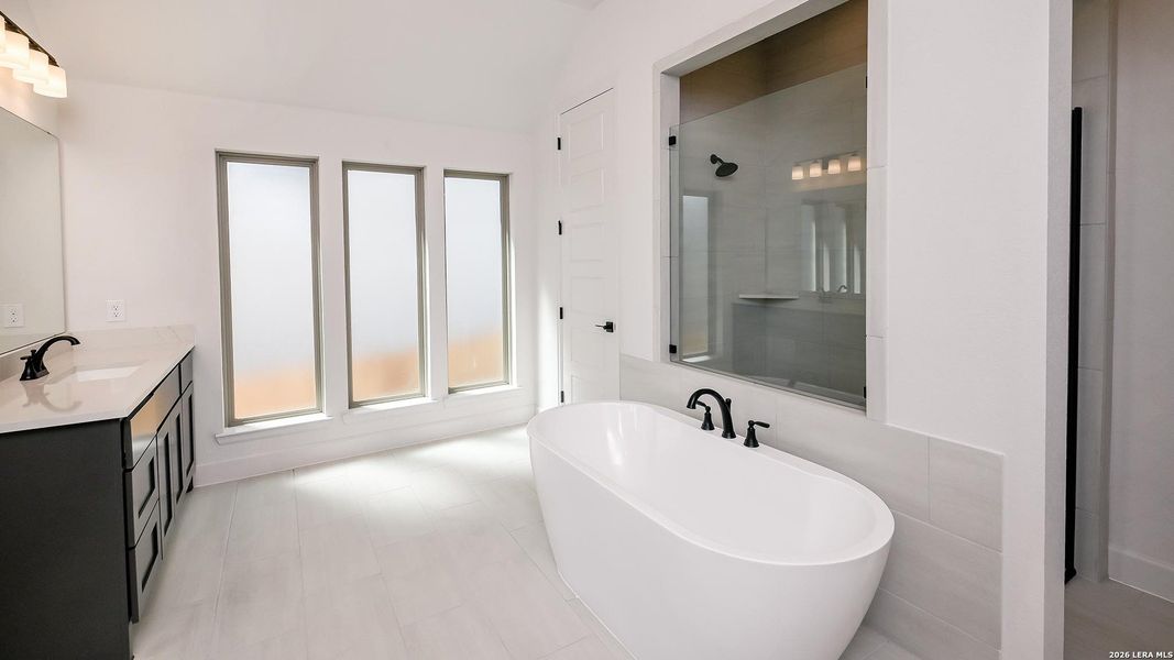 Furnished interior view inside a new home in Johnson Ranch, Bulverde (Image 7).